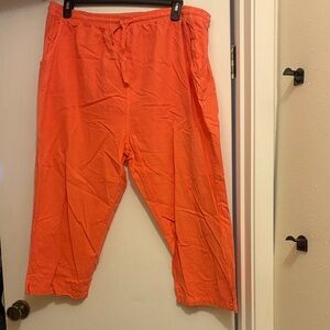 Orange Women's Capris